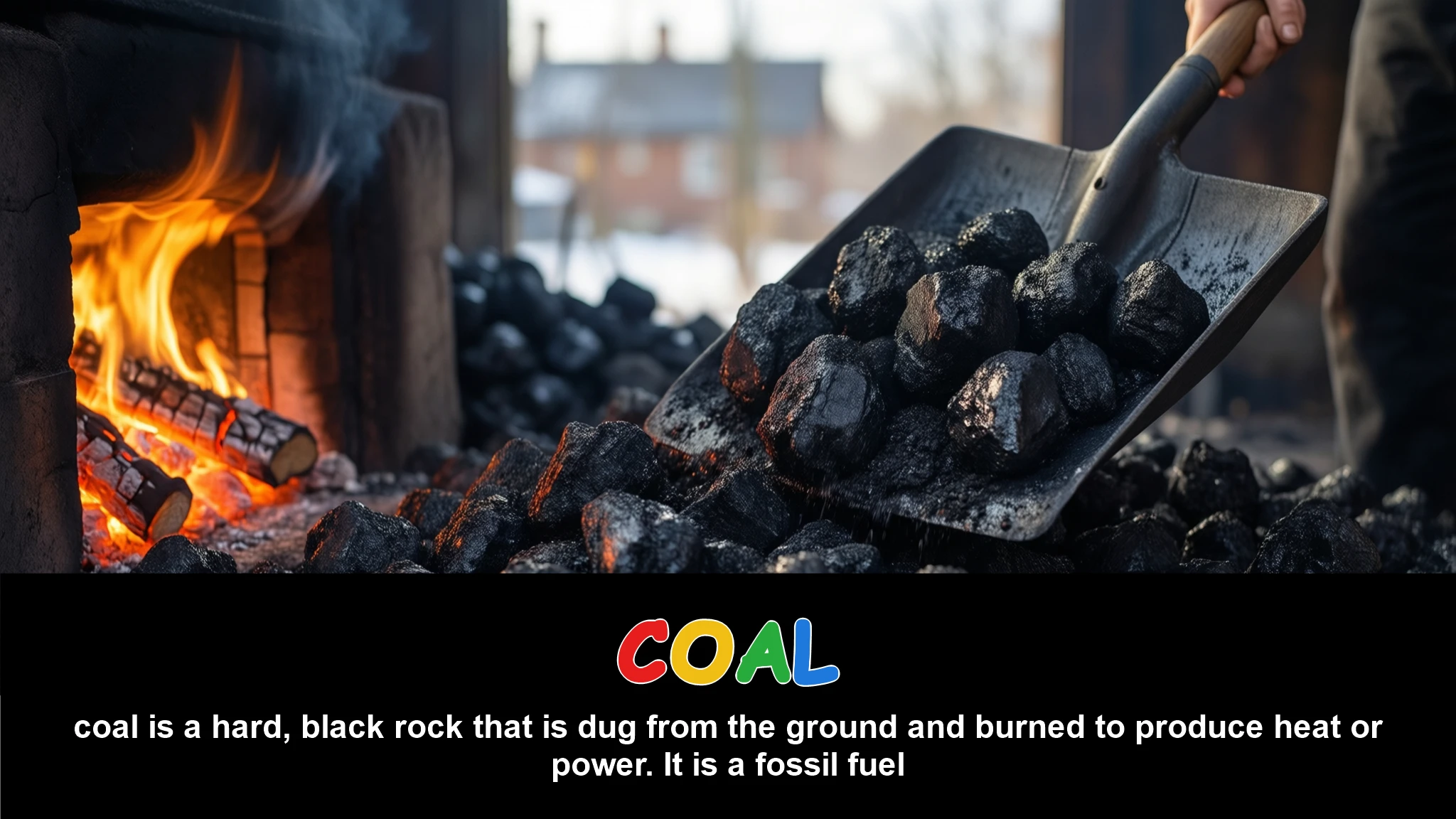 English Illustration for coal